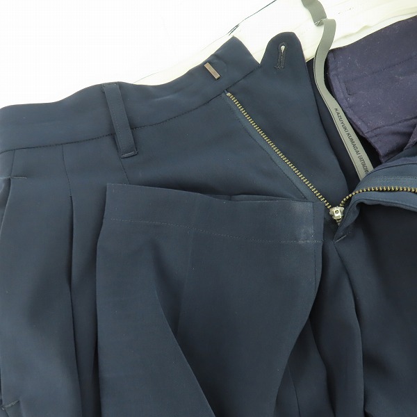 実際に弊社で買取させて頂いたKAZUYUKI KUMAGAI ATTACHMENT/カズユキ クマガイ アタッチメント ワイドテーパードパンツ KP92-008/3の画像 6枚目