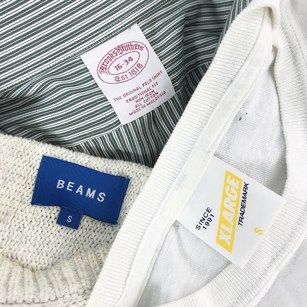 実際に弊社で買取させて頂いた【おまとめ】ブルックスブラザーズ/エクストララージ/ビームス 等 ボーダーシャツ/Tシャツ/ニット 他の画像 1枚目