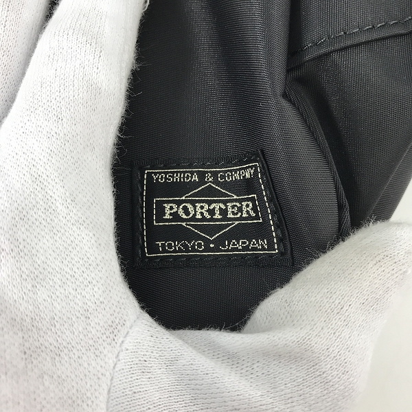 実際に弊社で買取させて頂いた(5)HEAD PORTER/ヘッドポーター ショルダー メッセンジャー バッグ ブラック×グレーの画像 5枚目