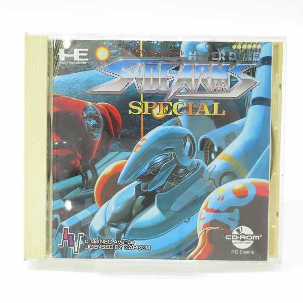 実際に弊社で買取させて頂いたPCエンジン CD-ROM2 ソフト サイドアーム・スペシャル【動作未確認】