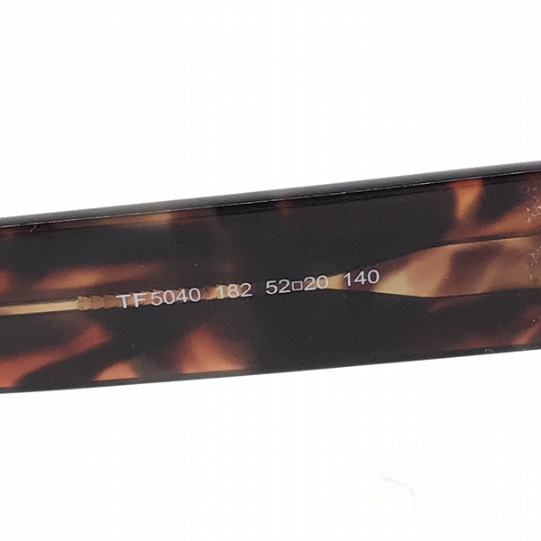 実際に弊社で買取させて頂いたTOM FORD/トムフォード 眼鏡/メガネフレーム アイウェア TF5040の画像 6枚目