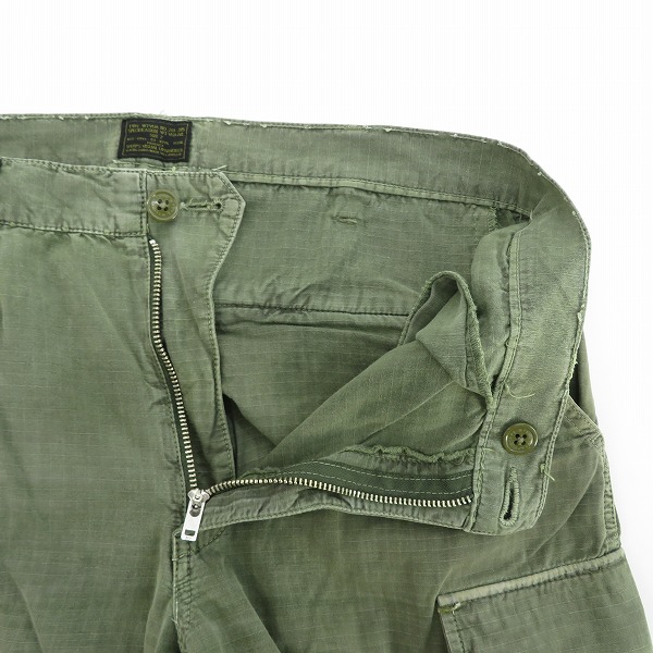 実際に弊社で買取させて頂いたWTAPS/ダブルタップス 14SS JUNGLE STOCK カーゴパンツ 141GWDT-PTM08/2の画像 6枚目