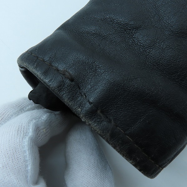 実際に弊社で買取させて頂いたSCHOTT/ショット シングル レザー ライダースジャケット/38の画像 8枚目