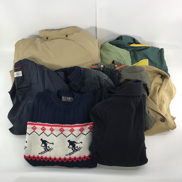 実際に弊社で買取させて頂いた【おまとめ】シップス/アディダス/ギャップ 等 ダウンジャケット/ベンチコート/ジップアップアウター 他