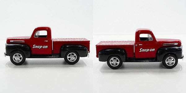 実際に弊社で買取させて頂いたSnap-on/スナップオン 1/25 1948 FORD F-1 HOT ROD PICKUP LIMITED EDITION ミニカー 貯金箱の画像 2枚目