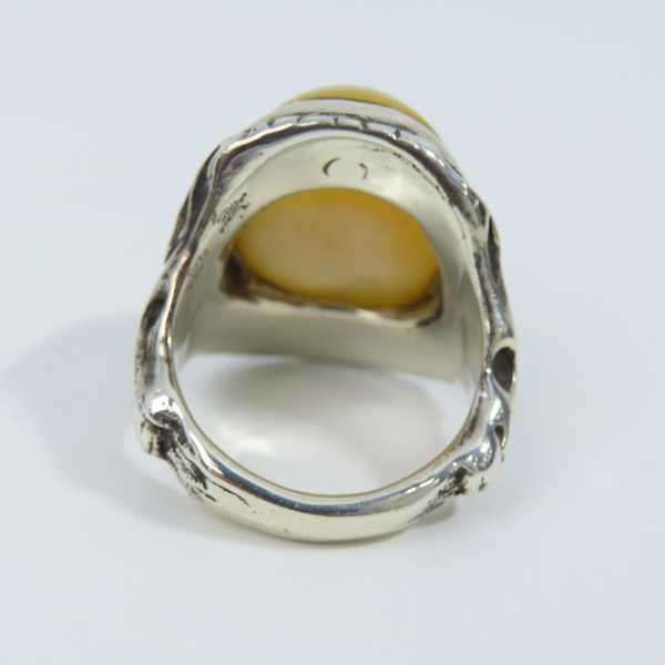 実際に弊社で買取させて頂いたALEX STREETER/アレックスストリーター エンジェルハートリング 17年限定/30周年記念 パウダーバルティックアンバー/21号の画像 3枚目