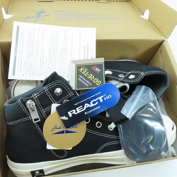 実際に弊社で買取させて頂いた【未使用】CONVERSE×mastermind JAPAN/コンバース×マスターマインドジャパン ジャックパーセル ゴアテックス 33300670/27の画像 8枚目