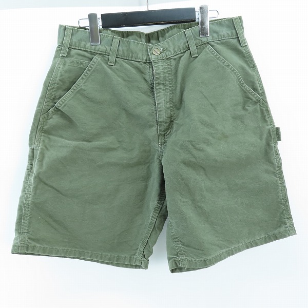 実際に弊社で買取させて頂いたCarhartt/カーハート 00s ペインターショーツ レザーパッチ メキシコ製/32