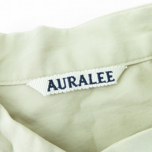 実際に弊社で買取させて頂いたAURALEE/オーラリー WASHED FINX TWILL STAND COLLAR ワンピース/0の画像 3枚目