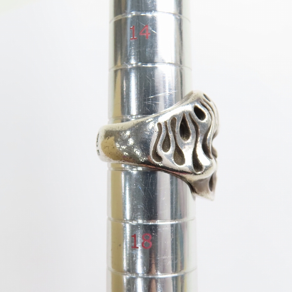 実際に弊社で買取させて頂いたgucho/ガッチョ 限定 Pyromaniac パイロマニアックリング 16-17号の画像 7枚目