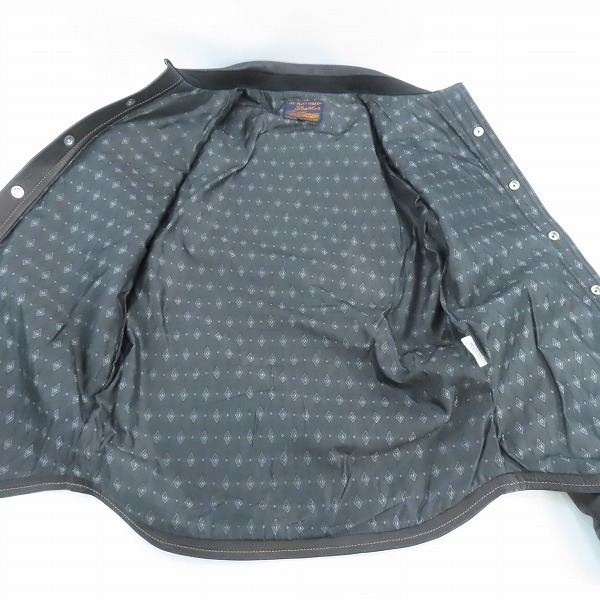 実際に弊社で買取させて頂いた THE FLAT HEAD/ザフラットヘッド DEERSKIN SHIRT ディアスキン レザー シャツ  FN-LS-DS001/40の画像 5枚目