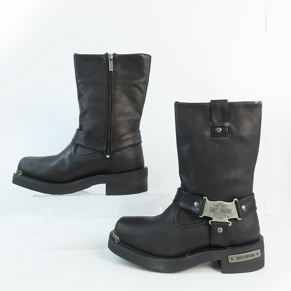 実際に弊社で買取させて頂いた【未使用】HARLEYDAVIDSON/ハーレーダビッドソン レザーエンジニアブーツ/D96149/8.5の画像 3枚目