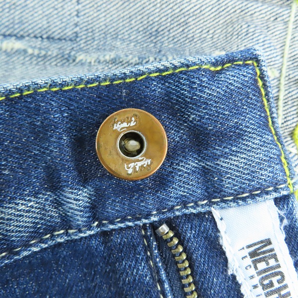 実際に弊社で買取させて頂いたNEIGHBORHOOD/ネイバーフッド デニムパンツ DCNH-PT-11/Sの画像 7枚目