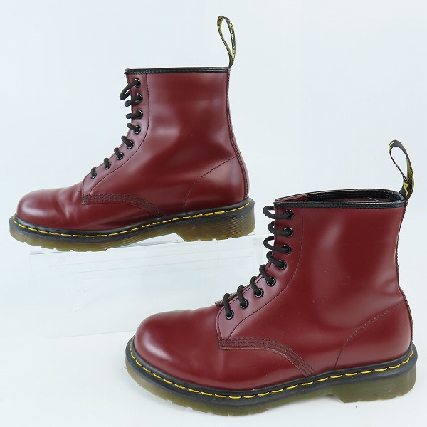 実際に弊社で買取させて頂いたDr.Martens/ドクターマーチン 1460 8EYE BOOT/8ホール ブーツ チェリーレッド UK8の画像 3枚目