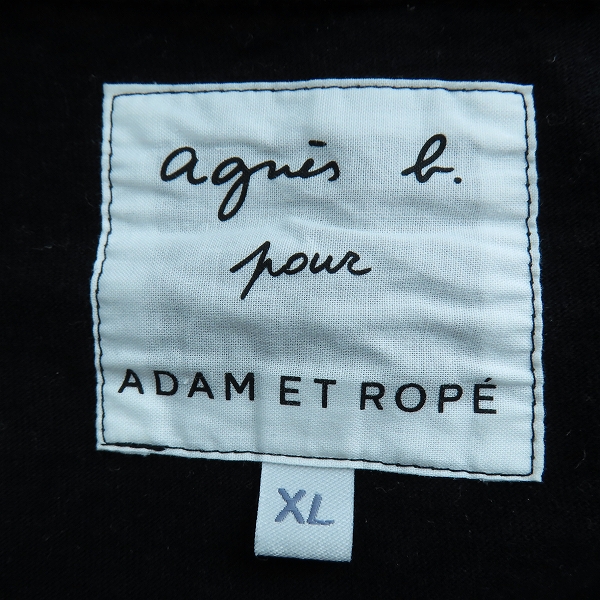 実際に弊社で買取させて頂いたagnes b. × ADAM ET ROPE/アニエスベー × アダムエロペ 別注 フォトプリントTシャツ/XLの画像 2枚目
