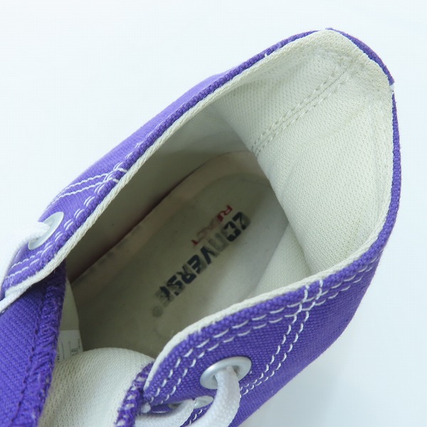実際に弊社で買取させて頂いたCONVERSE/コンバース ALL STAR 100 COLORS HI ROYAL PURPLE シューズ/スニーカー 1SC150 27.5の画像 4枚目