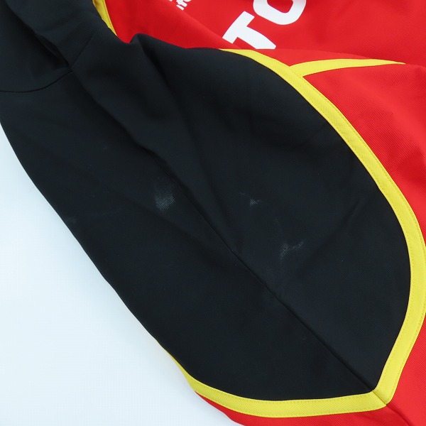 実際に弊社で買取させて頂いたCANTERBURY/カンタベリー BRAVE LUPUS/東芝ブレイブルーパス トラックジャケット/パンツ セットアップ/レッド/3Lの画像 8枚目