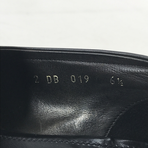 実際に弊社で買取させて頂いたPRADA/プラダ レザー コインローファー/ドレスシューズ 2DB019/6.5の画像 5枚目