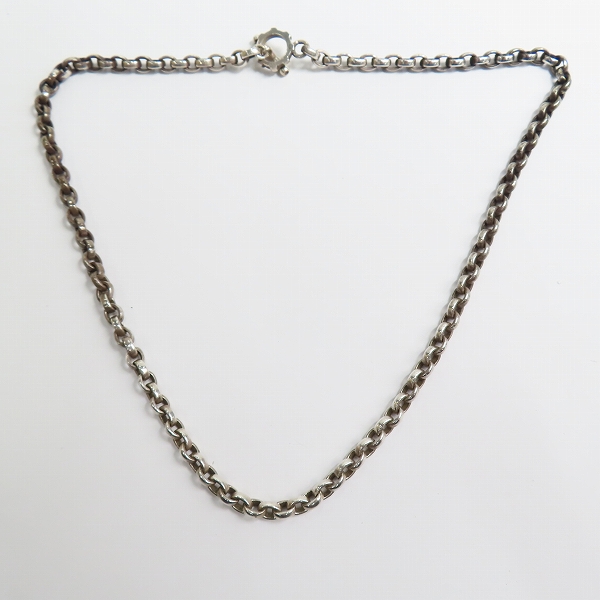 実際に弊社で買取させて頂いた【ギャラ付き】STARLINGEAR/スターリンギア スモール テクスチャーリンク ネックレスチェーンの画像 4枚目