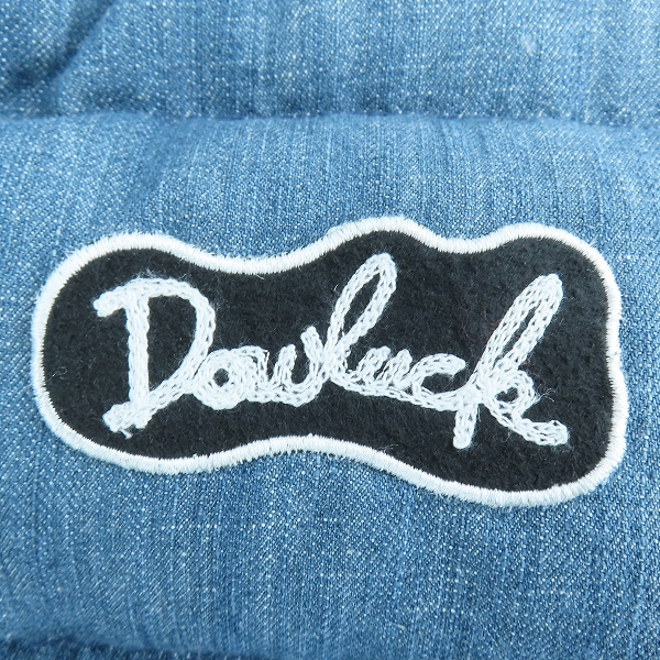 実際に弊社で買取させて頂いたEVISU/エヴィス DOWLUCKワッペン デニム ダウンベスト /38の画像 6枚目