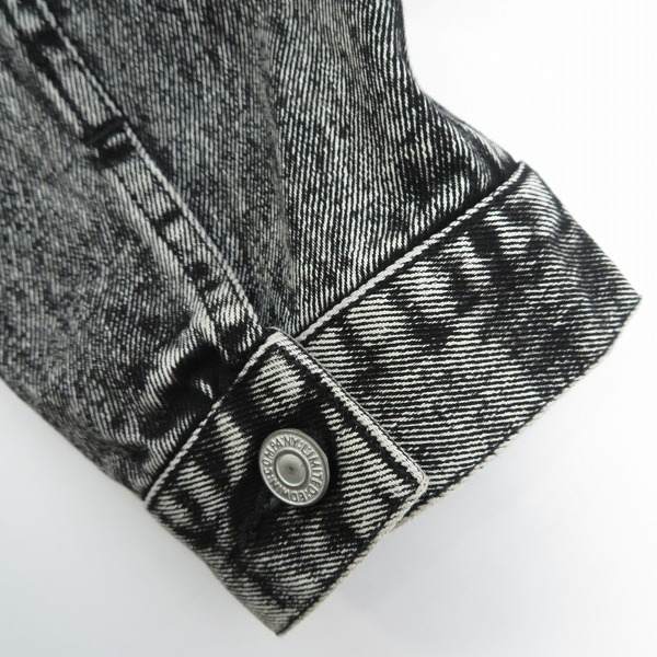 実際に弊社で買取させて頂いたCONVERSE STARS×EDWIN/コンバーススターズ×エドウィン ケミカルデニムジャケット/Gジャン ET0028/Lの画像 6枚目