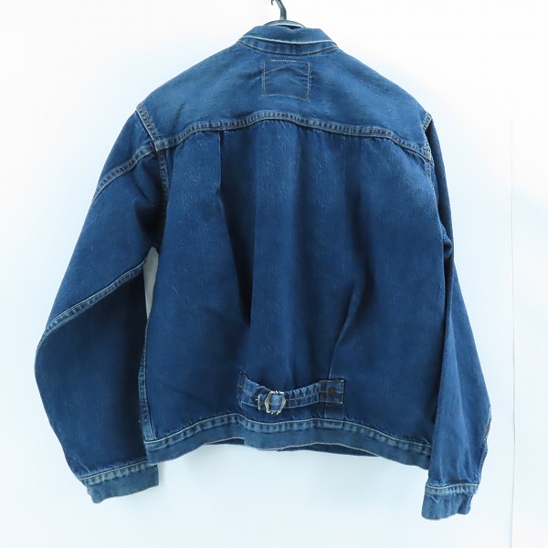 実際に弊社で買取させて頂いたLevi's/リーバイス 506XX/70501-0003 1st/ファースト 復刻 555刻印 米国製 デニムジャケット/44の画像 1枚目