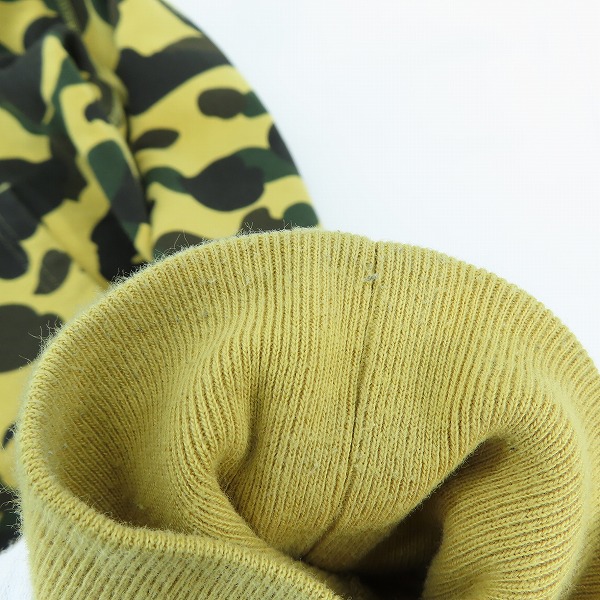 実際に弊社で買取させて頂いたA BATHING APE/アベイシングエイプ 1st camo shark full zip hoodie/ シャーク フルジップパーカー 001ZPB201043X/Lの画像 8枚目