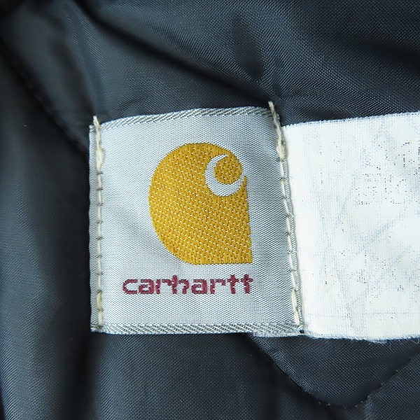 実際に弊社で買取させて頂いたCARHARTT/カーハート 中綿 ワークベスト ブラック/Lの画像 2枚目