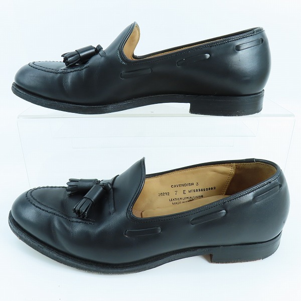 実際に弊社で買取させて頂いたCROCKETT & JONES/クロケット＆ジョーンズ タッセルローファー 26212 /7Eの画像 3枚目