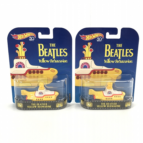 実際に弊社で買取させて頂いた【未開封】Hot Wheels/ホットウィール THE BEATLES/ビートルズ YELLOW SUBMARIN/イエローサブマリン 2点セット