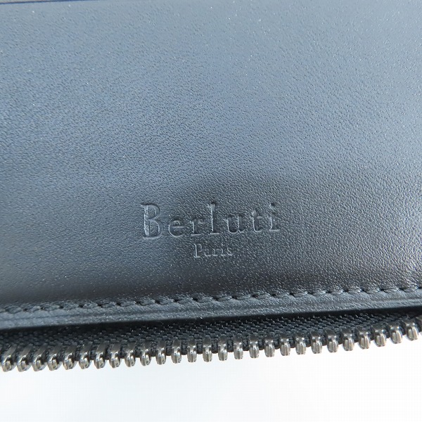 実際に弊社で買取させて頂いたBerluti/ベルルッティ タリ カリグラフィ ラウンドファスナー ウォレット/長財布の画像 6枚目