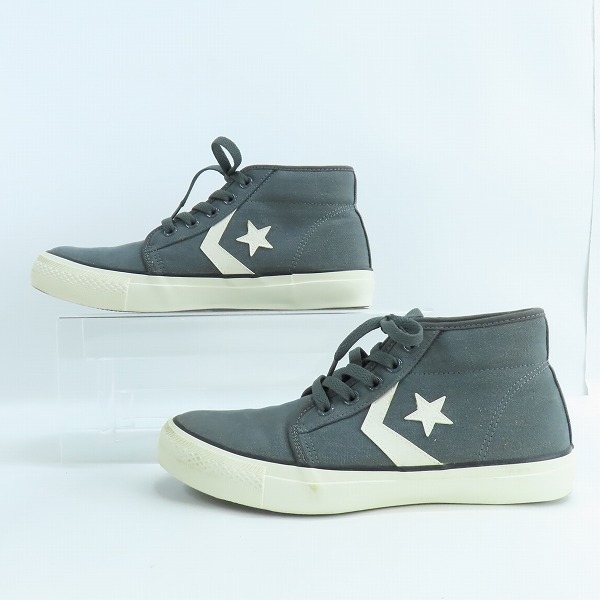 実際に弊社で買取させて頂いたCONVERSE/XLARGE コンバース×エクストララージ シェブロンスター CK MID 灰白/1CJ463/26の画像 3枚目