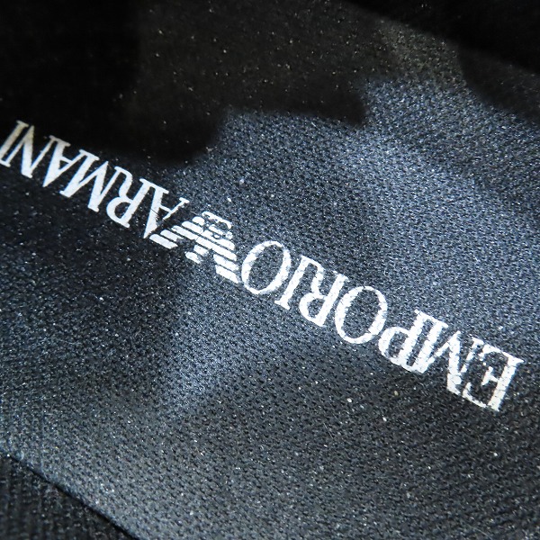 実際に弊社で買取させて頂いたEMPORIO ARMANI/エンポリオアルマーニ レザー スウェード マイクロパーフォレーション スニーカー X4X581 XN645 US11の画像 6枚目