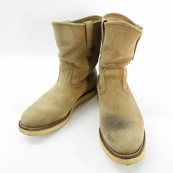 実際に弊社で買取させて頂いたRED WING/レッドウィング 羽タグ スエード PECOS/ペコスブーツ 8168/9E