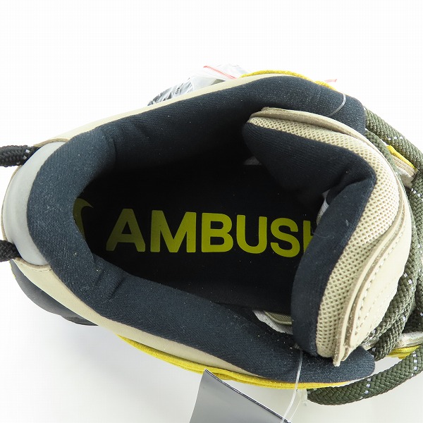 実際に弊社で買取させて頂いた【未使用】NIKE×AMBUSH/ナイキ×アンブッシュ AIR MORE UPTEMPO LOW SP エアモアアップテンポ ロー FB1299-200/27.5の画像 4枚目