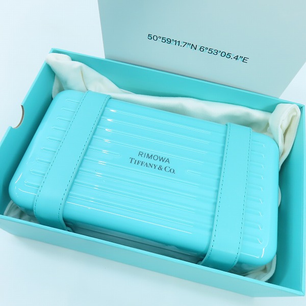 実際に弊社で買取させて頂いたRIMOWA×Tiffany&Co./リモワ×ティファニー ジュエリー ケース トラベルケース