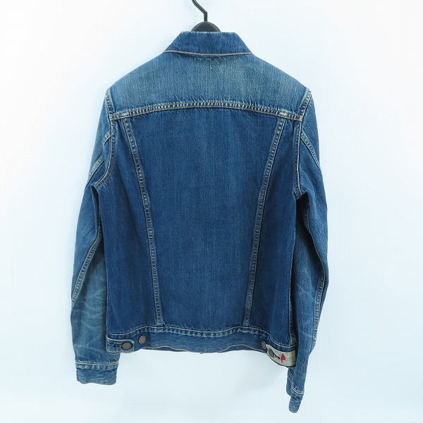 実際に弊社で買取させて頂いた【未使用】HYSTERIC GLAMOUR/ヒステリックグラマー USED加工 3RD TYPE デニムジャケット 0263AB13/Sの画像 1枚目