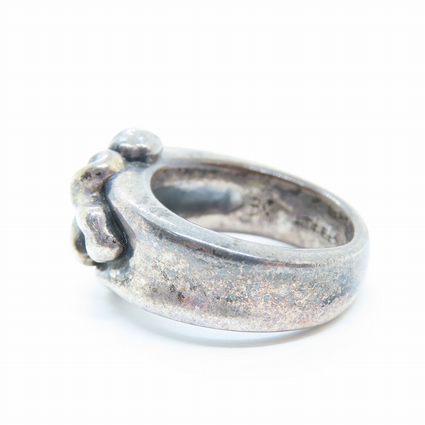 実際に弊社で買取させて頂いたBloodyMary/ブラッディマリー ボーン デザイン リング 2003年 クリスマス限定 18.5-19号の画像 2枚目