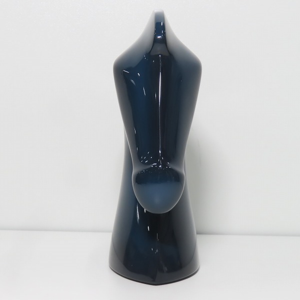 実際に弊社で買取させて頂いたHERMES/エルメス サマルカンド ペーパーウェイト 置物 オブジェ ネイビー系の画像 2枚目