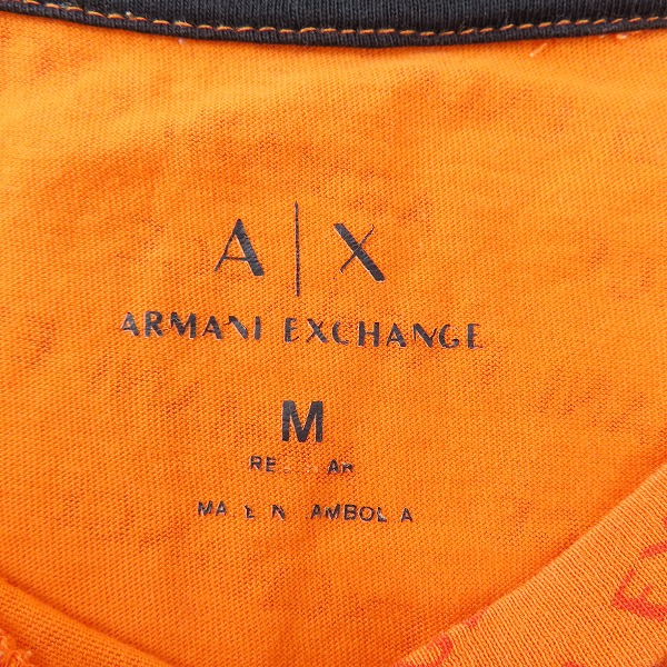実際に弊社で買取させて頂いたARMANI EXCHANGE/アルマーニエクスチェンジ 半袖Tシャツ 3HZTFC ZJH4Z/Mの画像 2枚目