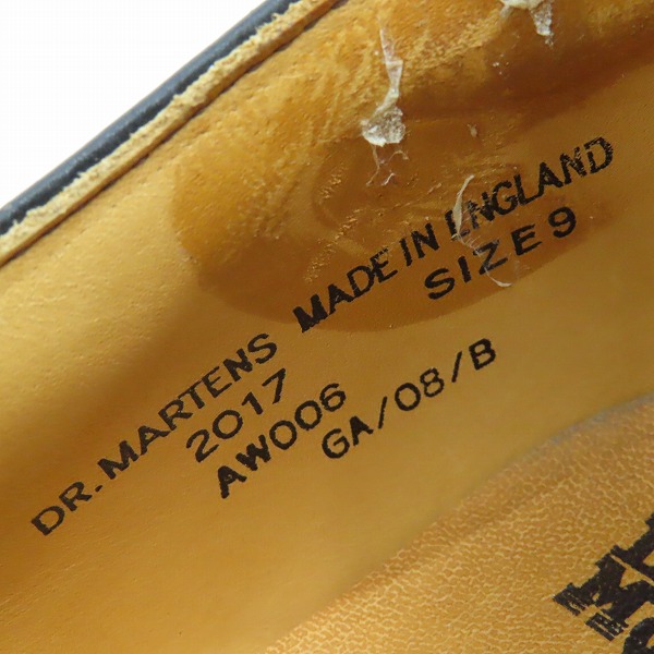 実際に弊社で買取させて頂いたDr.Martens/ドクターマーチン イングランド製 スチールトゥ シングルモンクストラップ AW006/9の画像 5枚目