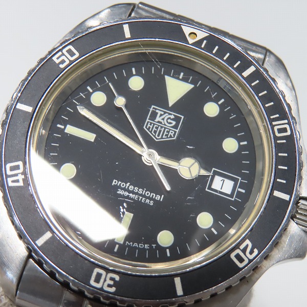 実際に弊社で買取させて頂いたTAGHEUER/タグホイヤー professional/プロフェッショナル 980.006N【動作未確認】の画像 7枚目