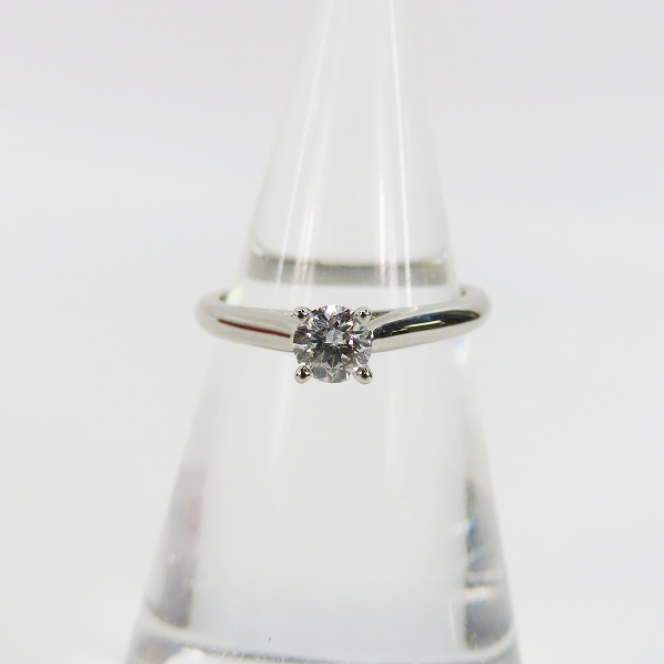 実際に弊社で買取させて頂いたCartier/カルティエ Pt950 プラチナ ソリテールリング ダイヤモンド 0.24ct KEB314/48/8号の画像 1枚目