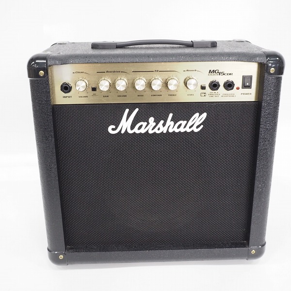 実際に弊社で買取させて頂いたMarshall/マーシャル MG15CDR ギターアンプ コンボアンプ 【動作確認済】