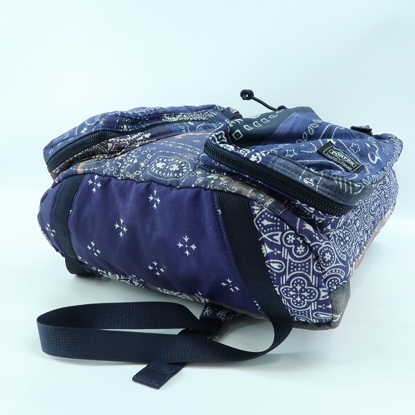 実際に弊社で買取させて頂いたNEIGHBORHOOD×PORTER/ネイバーフッド×ポーター NHPT.BACKPACK E-LUGGAGE BANDANA バンダナ バックパックの画像 2枚目