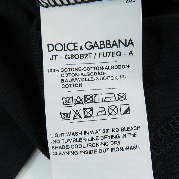 実際に弊社で買取させて頂いたDOLCE & GABBANA/ドルチェアンドガッバーナ/ドルガバ Tシャツ/48の画像 3枚目