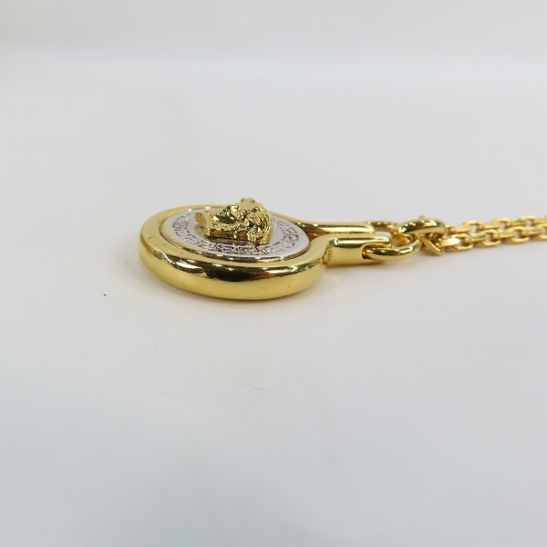 実際に弊社で買取させて頂いたVERSACE/ヴェルサーチ メドゥーサモチーフ ゴールドカラー ペンダント/ネックレスの画像 3枚目
