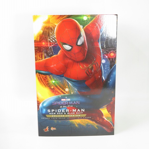 実際に弊社で買取させて頂いたホットトイズ スパイダーマン ノー・ウェイ・ホーム 1/6 スパイダーマン ニュー・レッド＆ブルースーツ DELUXE VERSION/MMS680