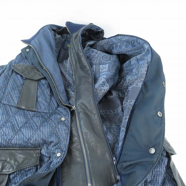 実際に弊社で買取させて頂いたETRO/エトロ 裏地バンダナ柄 ブルゾン/ジャケット /Sの画像 6枚目