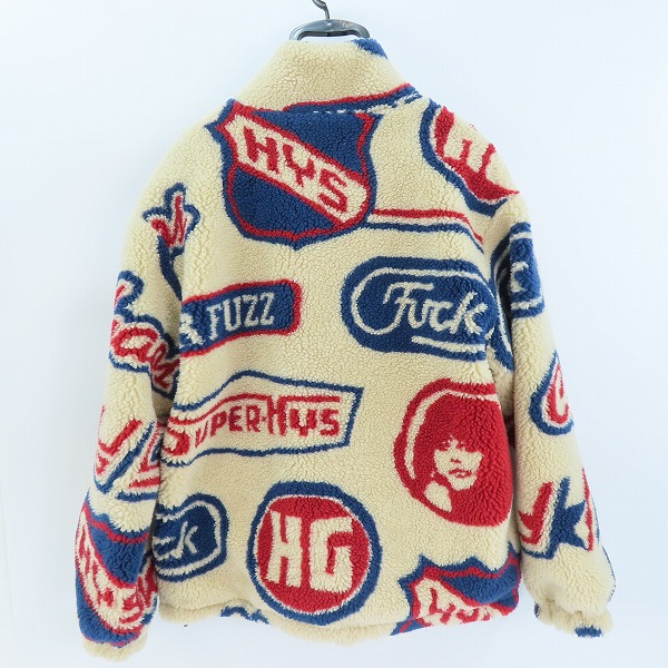 実際に弊社で買取させて頂いたHYSTERIC GLAMOUR/ヒステリックグラマー SUPER HYS ジャガード リバーシブル ブルゾン 01223AB07/Fの画像 1枚目